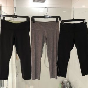 3 LULULEMON leggings size 6 AMAZING CONDITION!